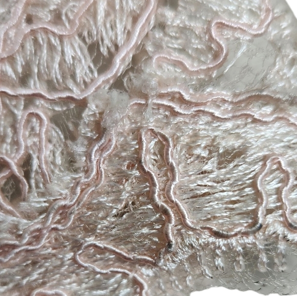 Calvin Klein Light Petal Pink Bridesmaid Formal Lace A-Line Dress Women's Size 6 - Picture 15 of 15